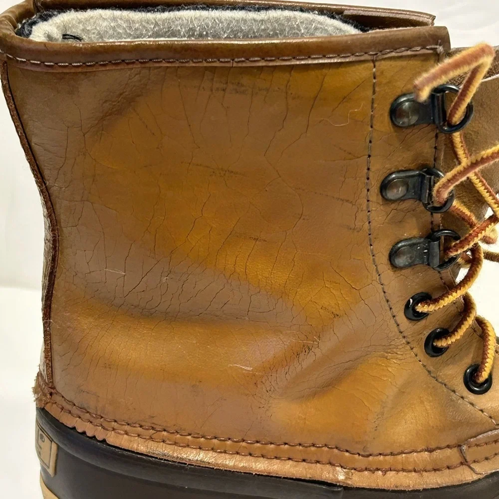 Sorel Kaufman Canada Waterproof Insulated Leather Winter Boots Woman’s Size 9